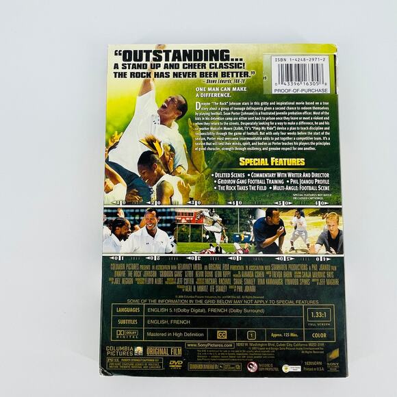 Gridiron Gang Movie DVD - Good Used Condition - Picture 9 of 15